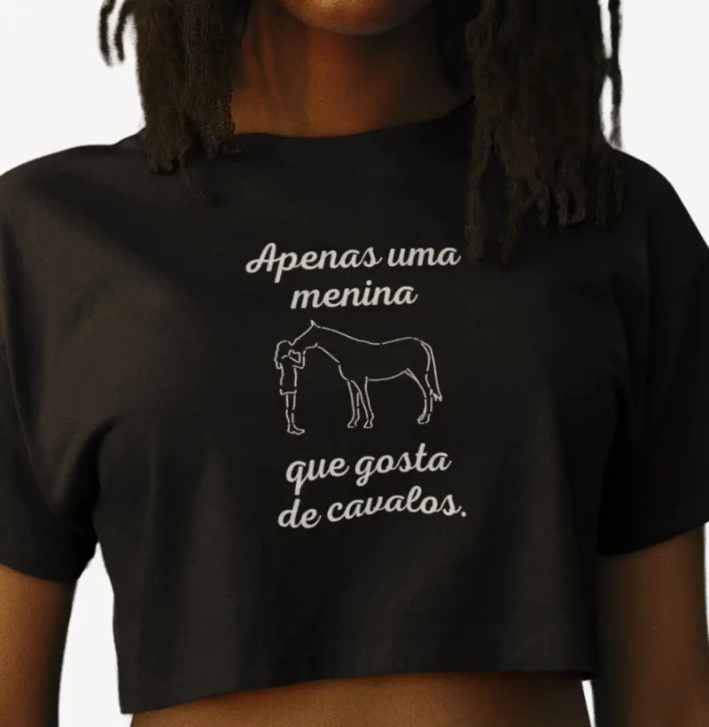 Cropped Apenas uma menina