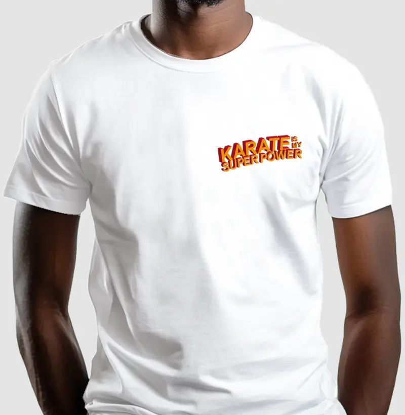 Karate is my Super Power - Peito Nome