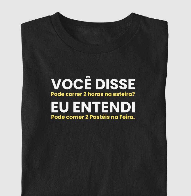 Você falou pode correr 2 horas na esteira