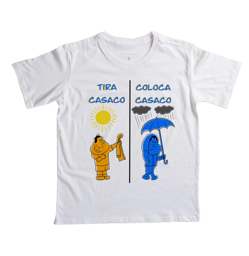 Tira casaco, coloca casaco