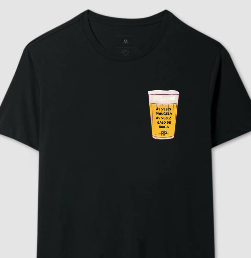 Camiseta Princesa e Galo de Briga
