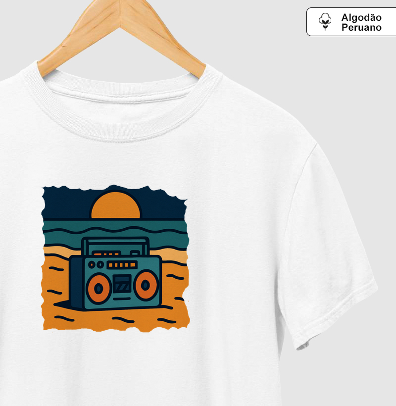 Camiseta Peruana Boombox na Areia | Posto80
