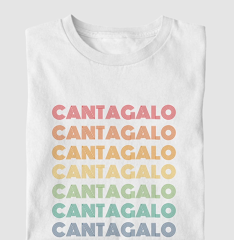 Cantagalo Letreiro Retrô