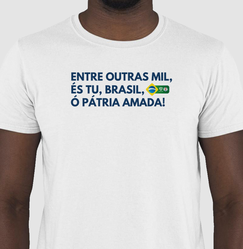 Camisa Hino do Brasil 