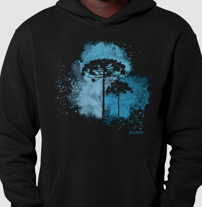 Araucária Aquarela Azul