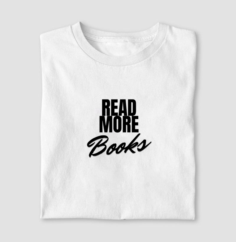 Camiseta - READ MORE BOOKS