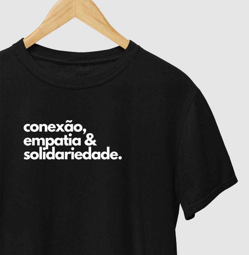 "conexão, empatia & solidariedade" 