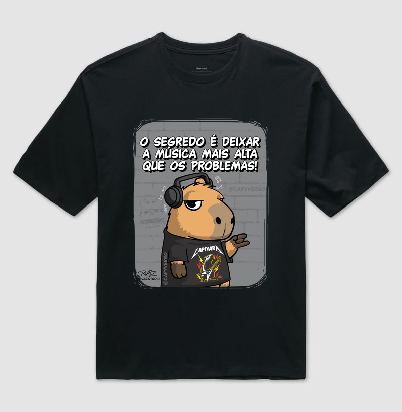 Camiseta Capivara Música