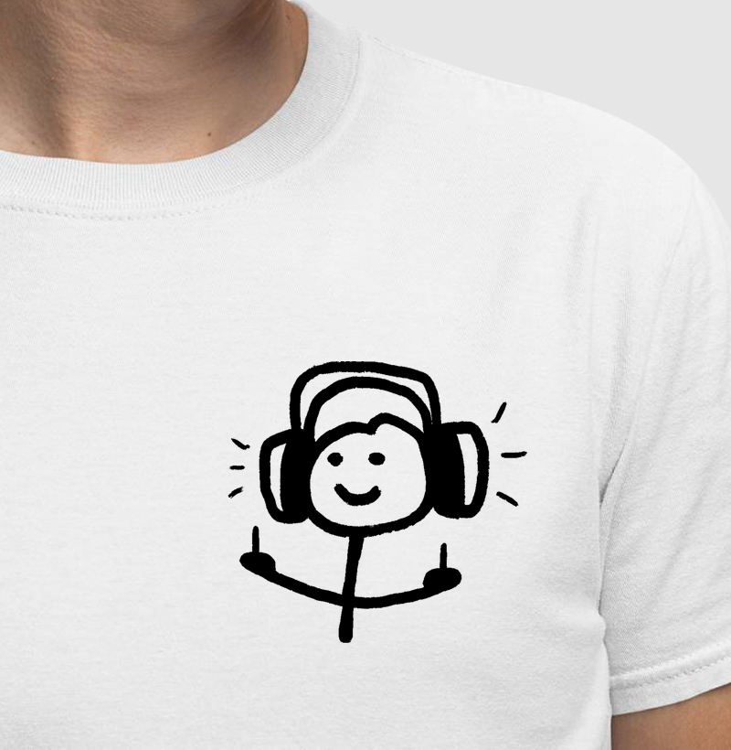 Stickman Finger Headphone - Minimaliste