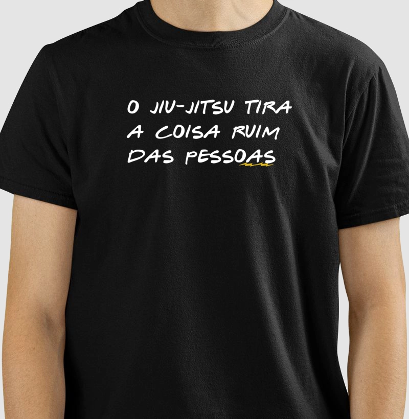 O jiu-jitsu tira a coisa ruim das pessoas