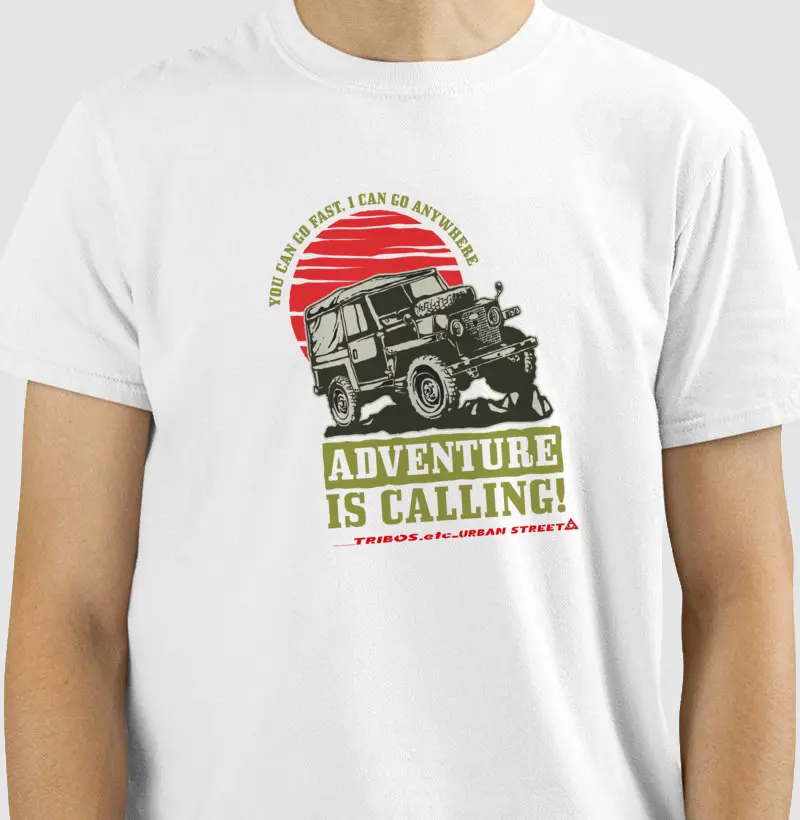 CAMISETA RESERVA.INK MASCULINA E FEMININA TRIBOS.etc OF ROADS ADVENTURE IS CALLING