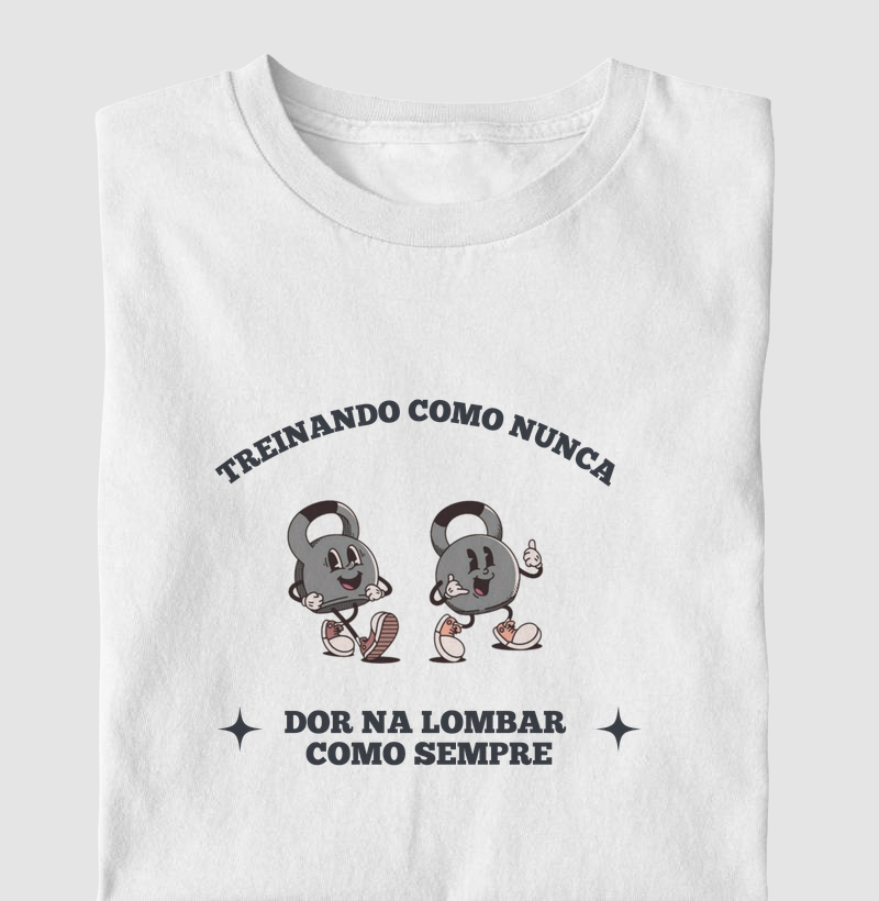 Treinando como nunca. Dor na lombar como sempre.