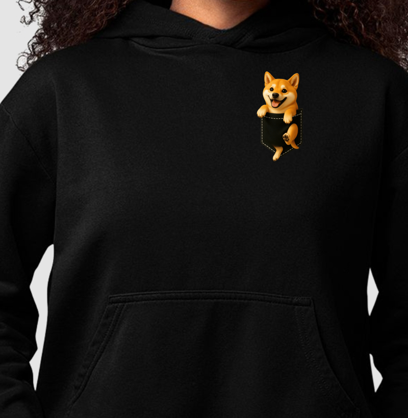 Pocket Black Shiba Inu