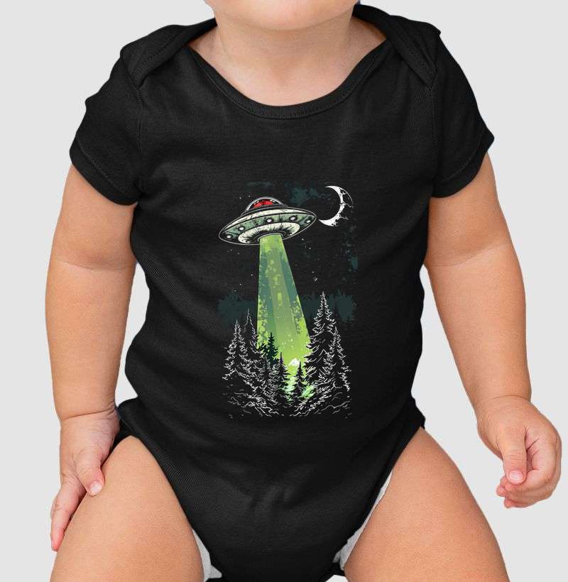 Body Infantil - Disco Voador Floresta