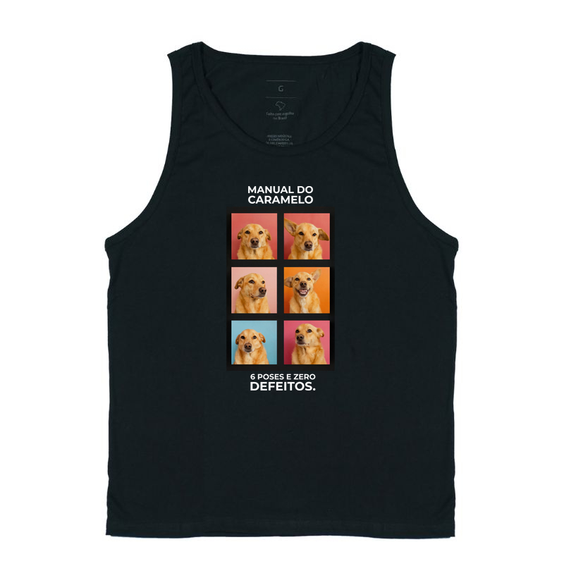 Camiseta Manual do caramelo: 6 poses e zero defeitos