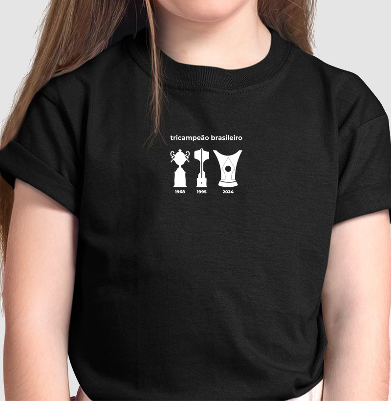 Camiseta Infantil Tricampeão