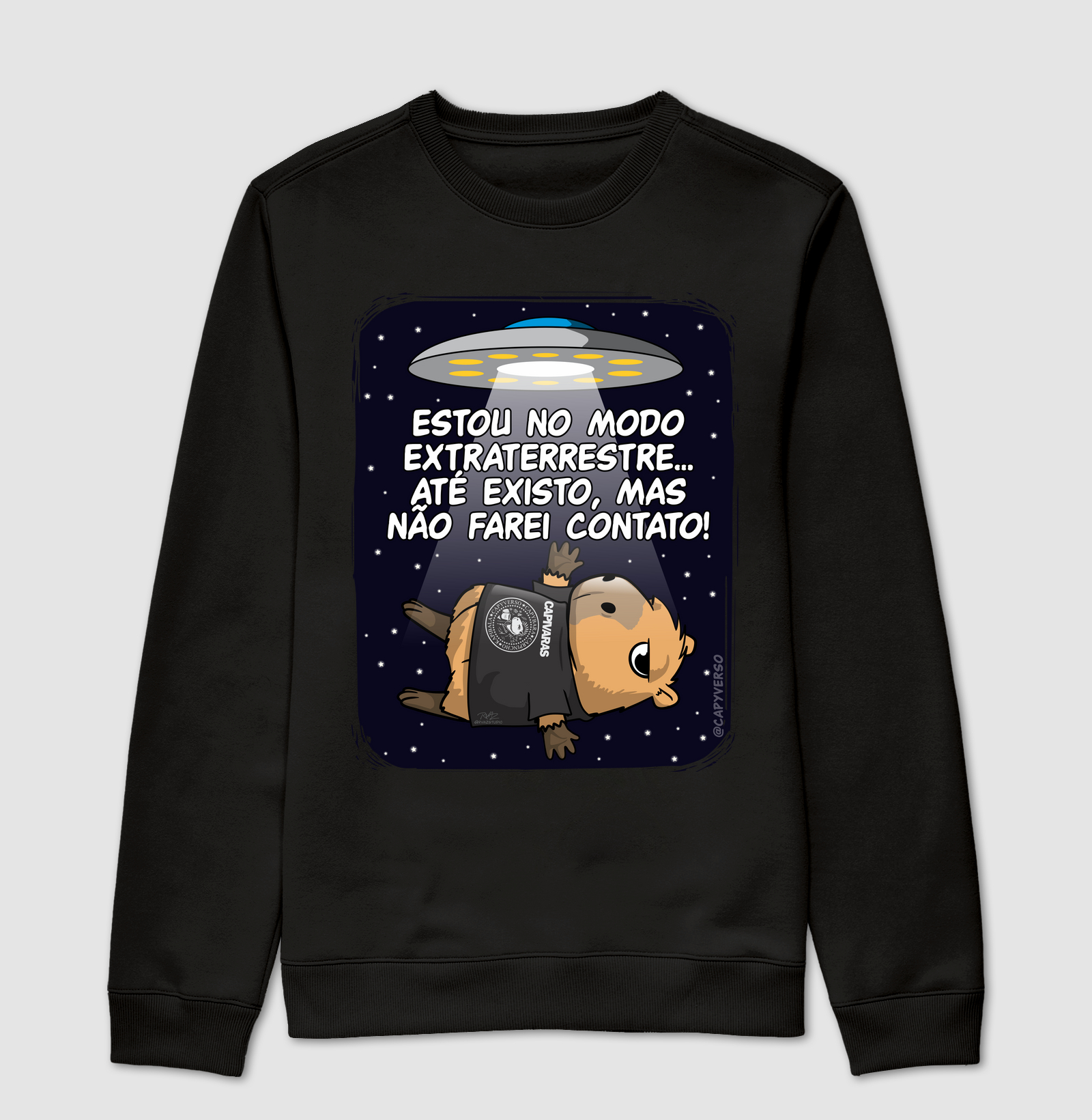 Camiseta Capivara Extraterrestre
