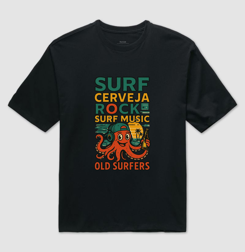 Camisa Old Surfers Cartoon
