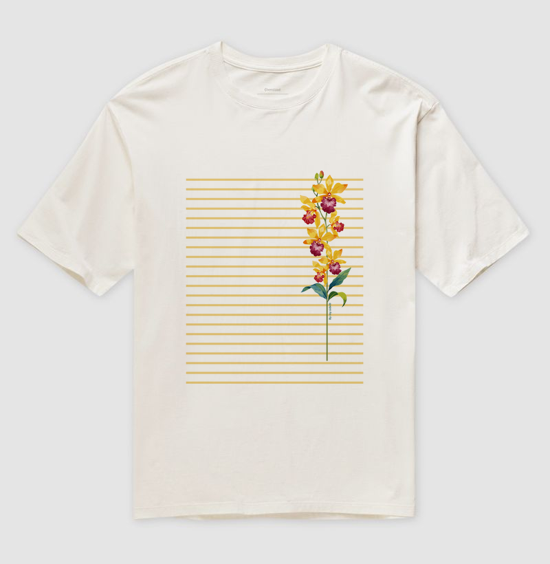 Orquídea Amarela 02 - Oversized