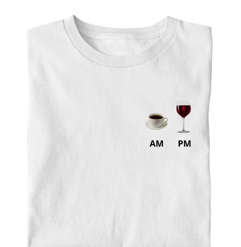 Camiseta Adulta - AM PM - vinho
