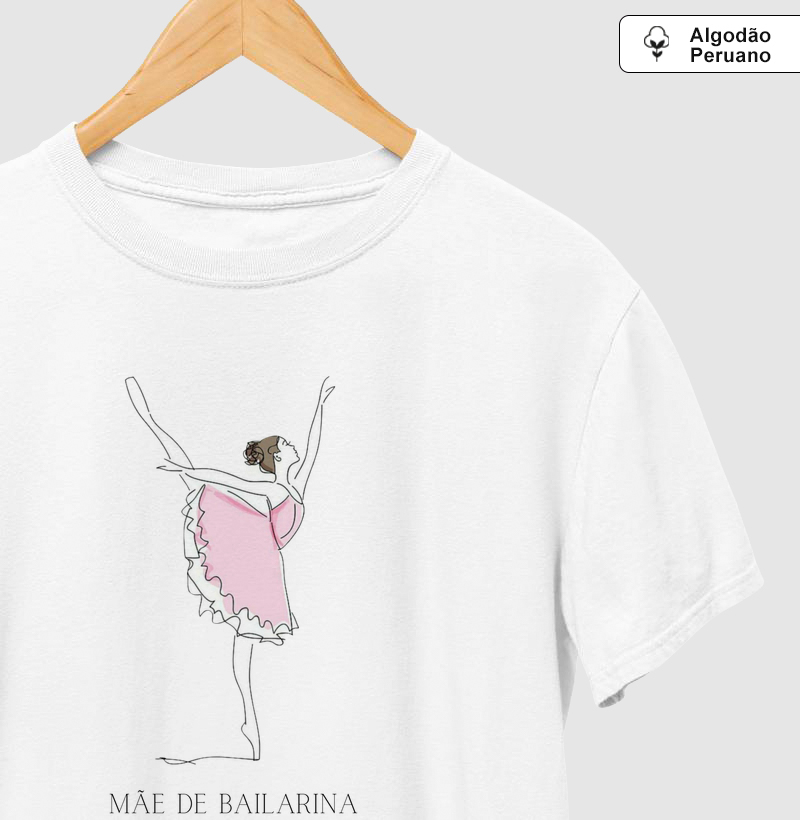 Mãe de Bailarina - vestido rosa