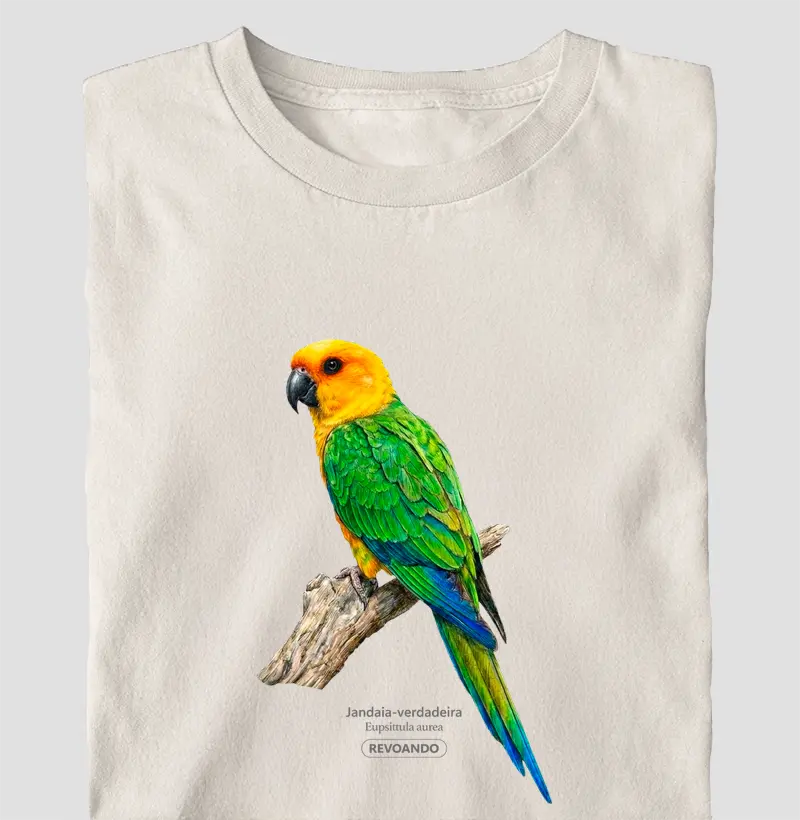 Traços Alados - Jandaia-verdadeira - Oversized