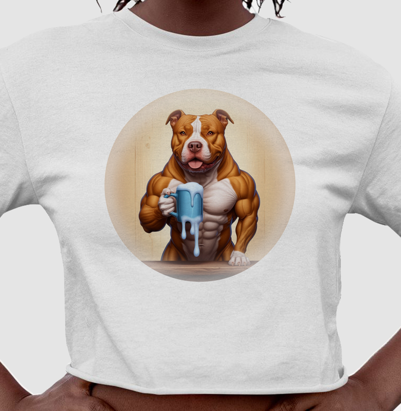 Cropped Estampa Dog