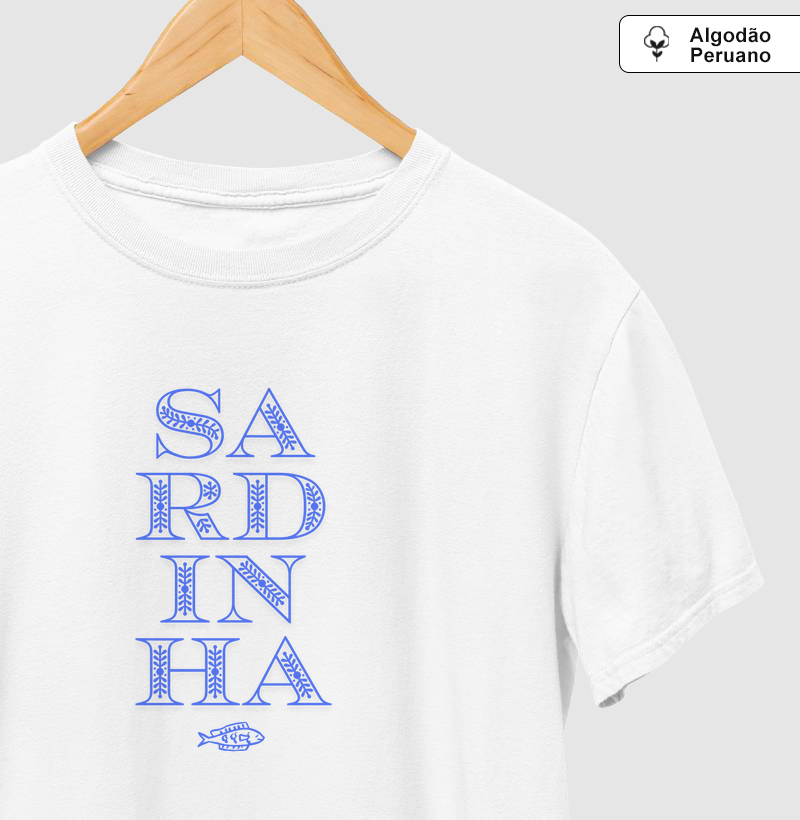 Camiseta Algodão Peruano Sardinha 