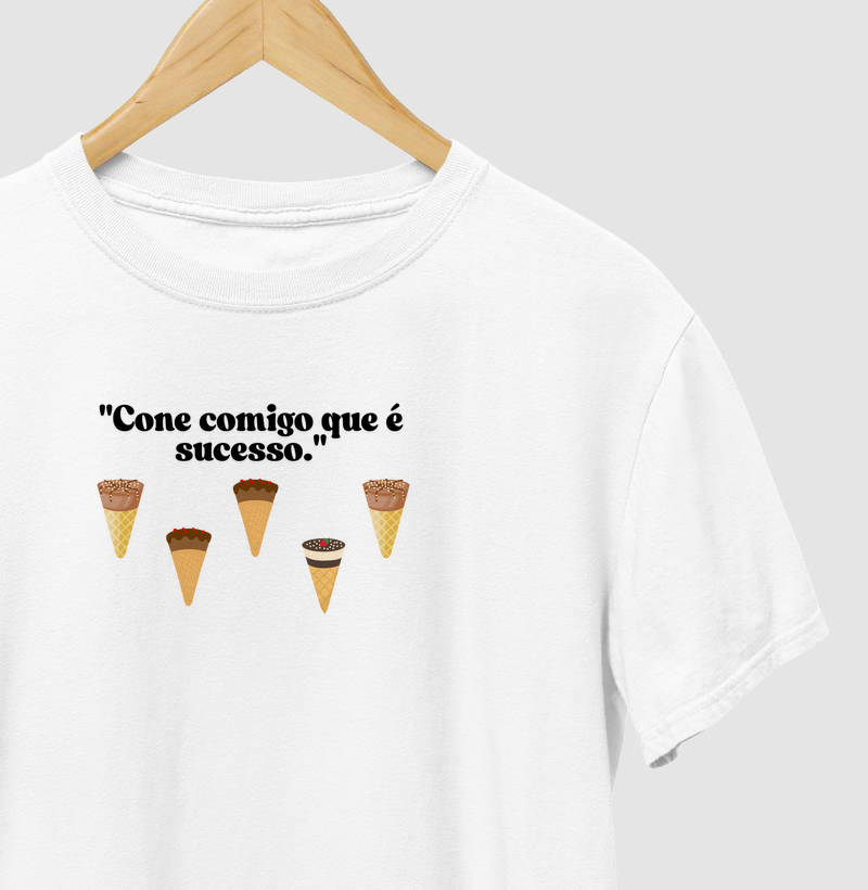 T-shirt cone comigo