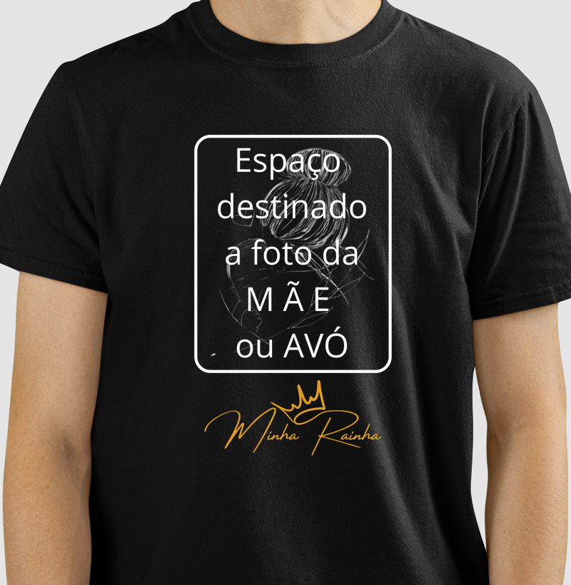 Camiseta Personalizada Homenagem à Mães e/ou Avós
