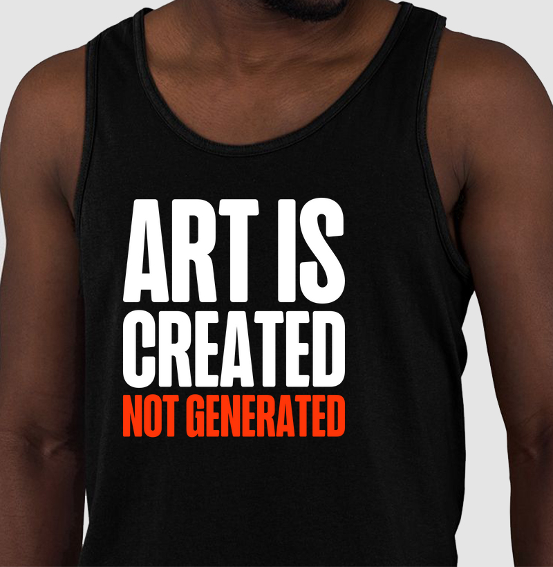 Art Is Created, Not Generated (regata cavada)