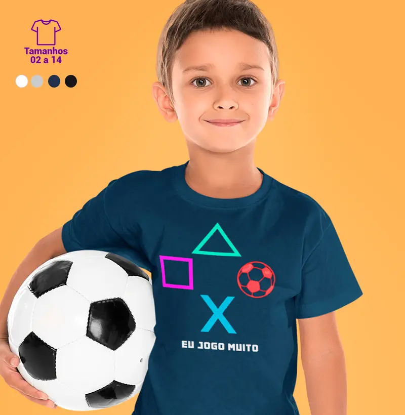 Camiseta Botões de Video Game