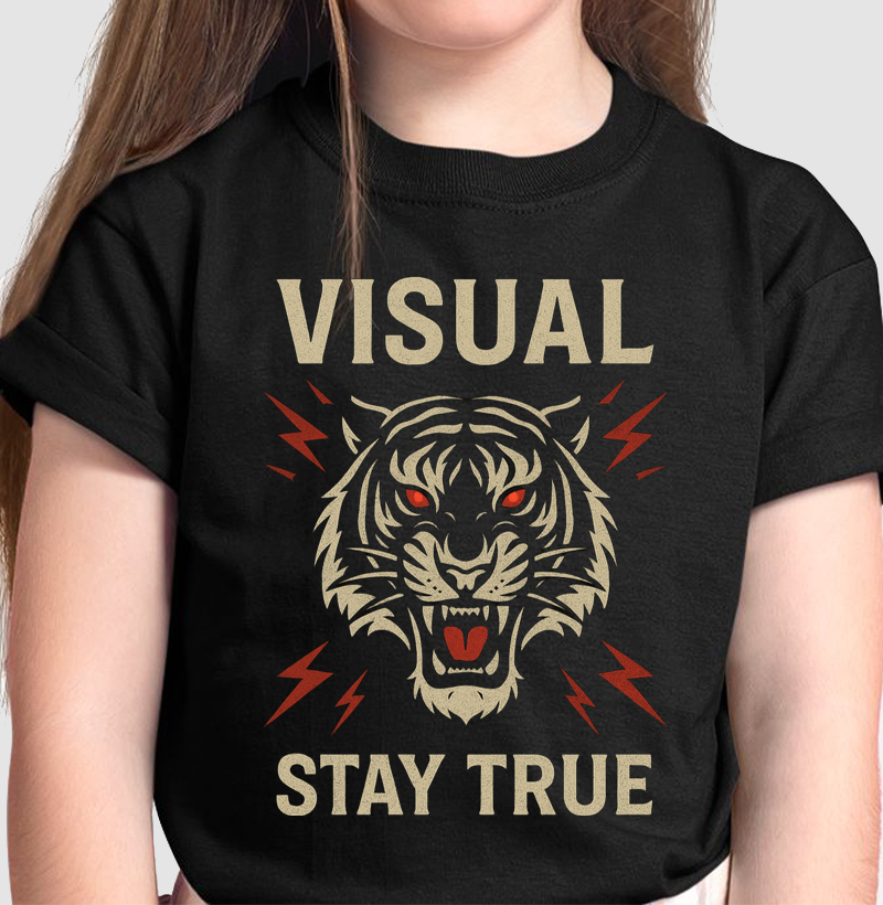Camiseta Infantil Stay True - Visual