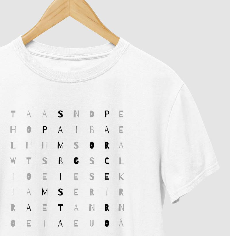 Camiseta Pai - Caça Palavras