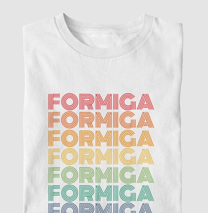 Formiga Letreiro Retrô