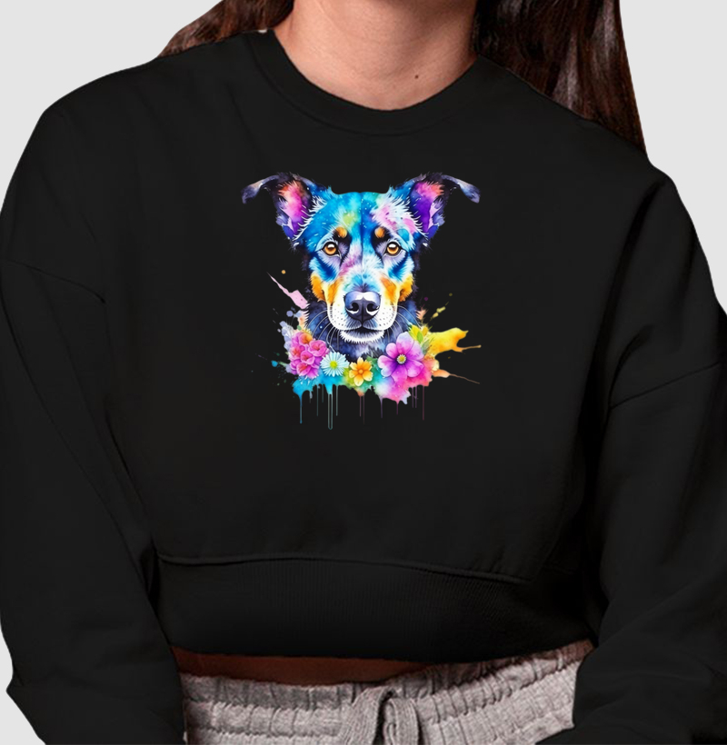 Cropped Moletom Painter