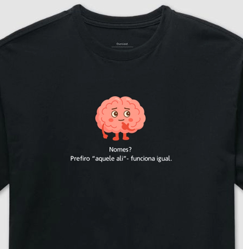 Nomes? Prefiro ¨Aquele ali¨- funciona igual.