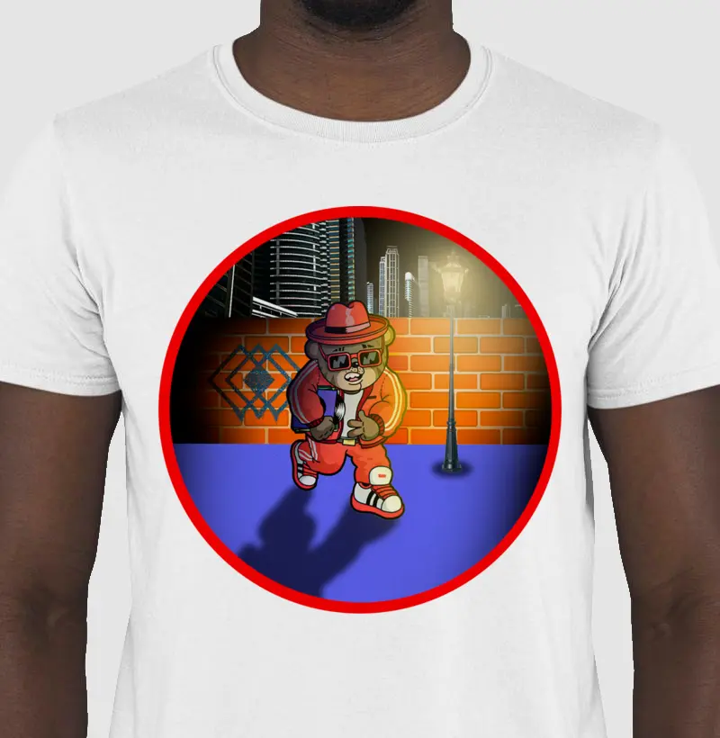 Camiseta modelo - Urso do guetto