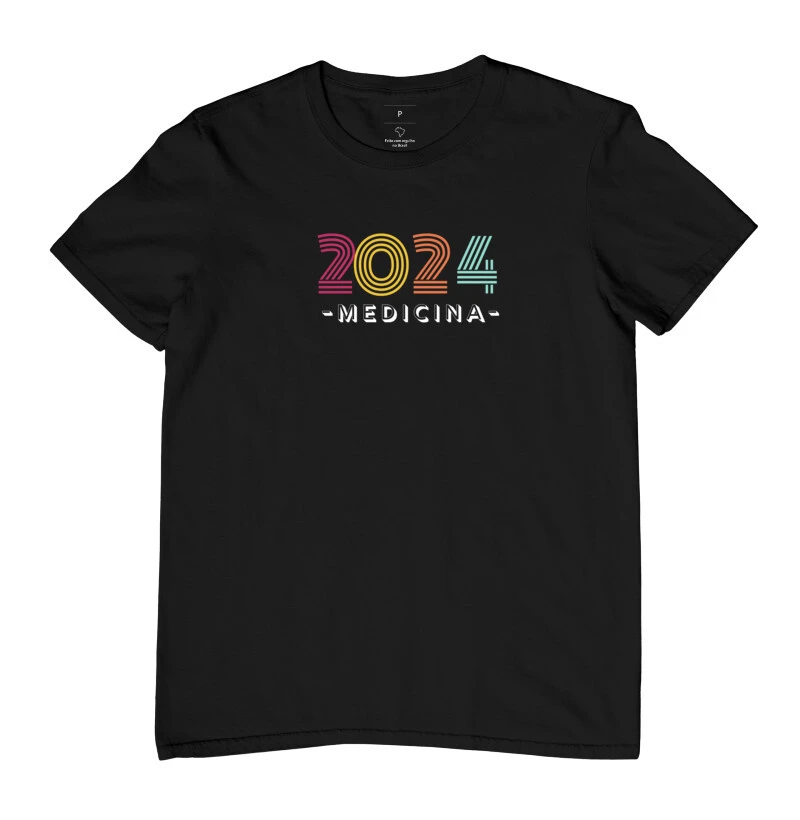 Camiseta Medicina 2024 Retrô 70