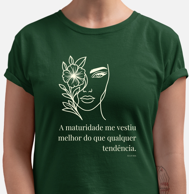 A maturidade me vestiu melhor do que qualquer tendência