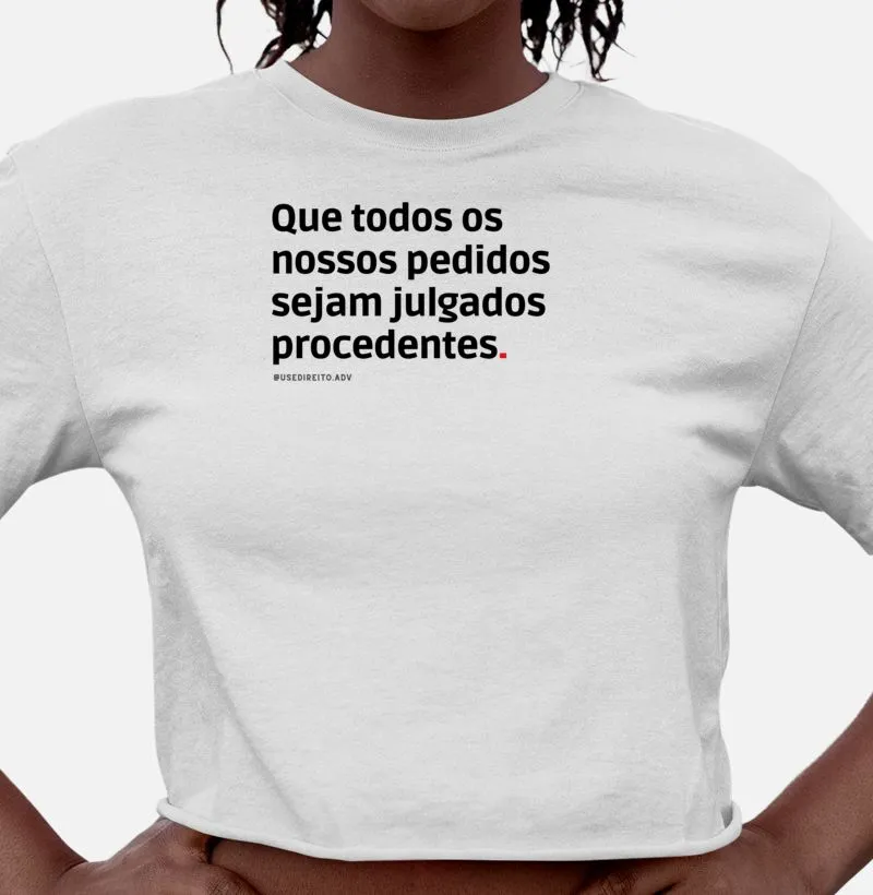 Que todos os nossos pedidos sejam julgados procedentes. - Cropped