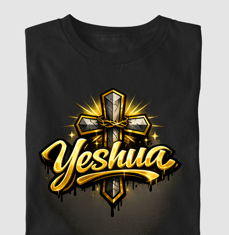Yeshua Ouro & Cruz Celestial ✝️🔥