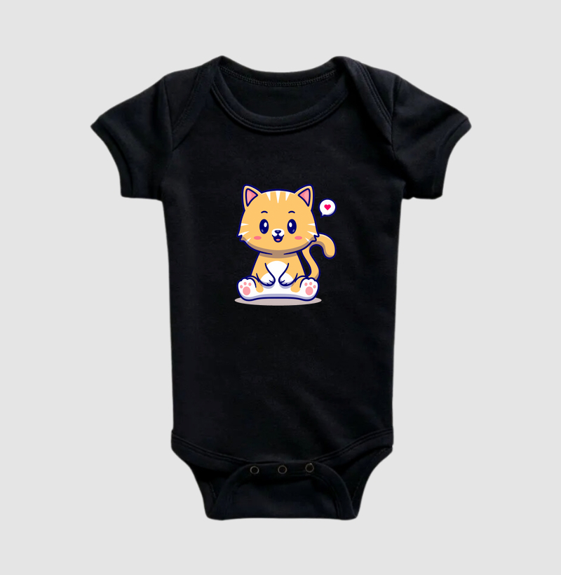 Body Infantil - Gatinho