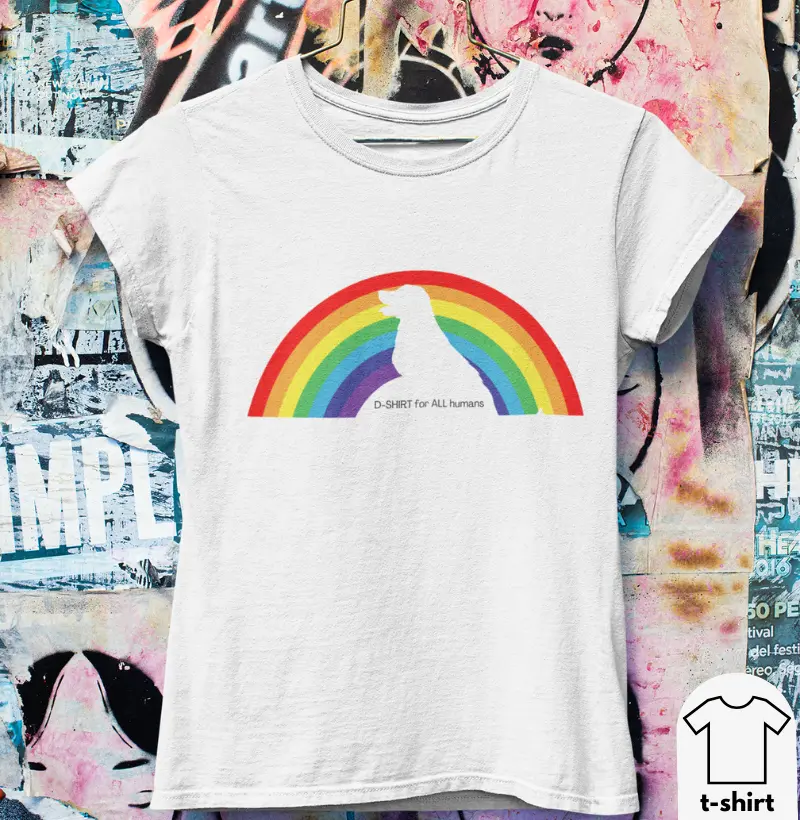 Rainbow dog
