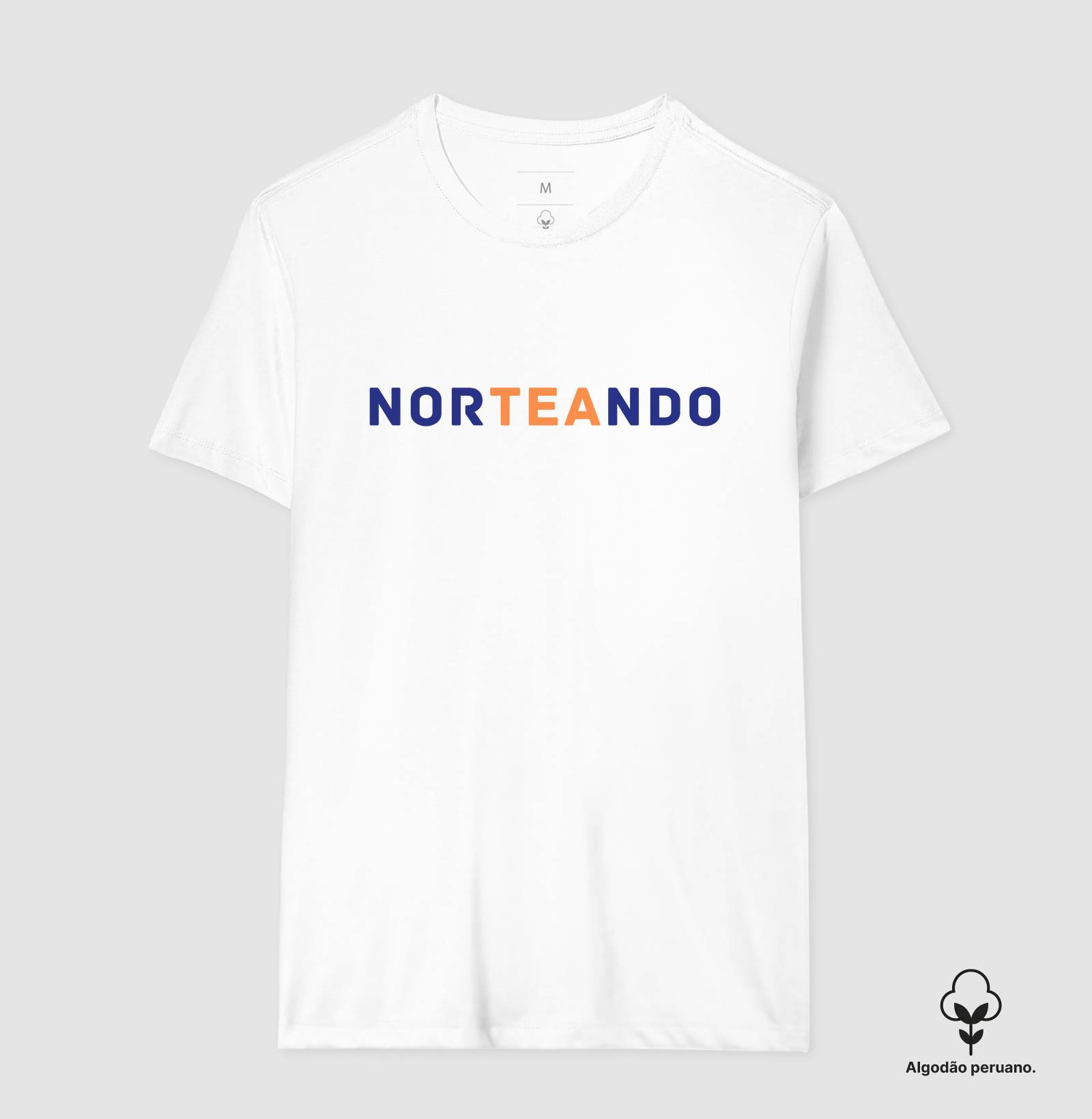 Peça com Escrita Norteando 