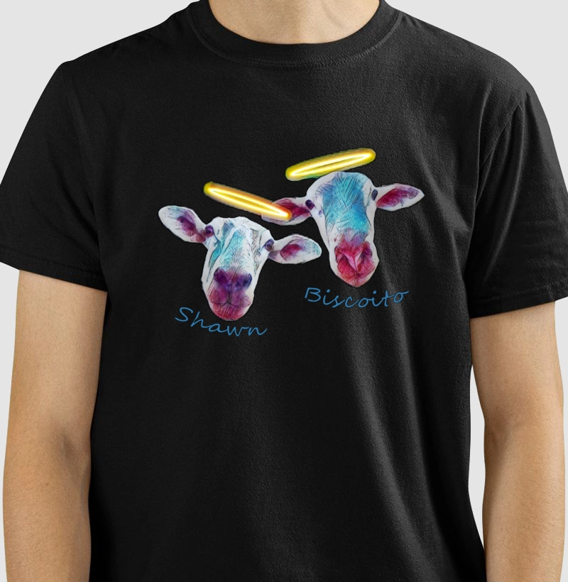 Camiseta Shawn e Biscoito