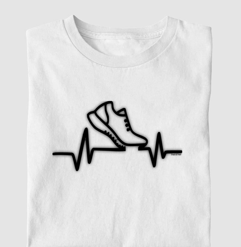 Camiseta Masc e Fem Coração de Corredor
