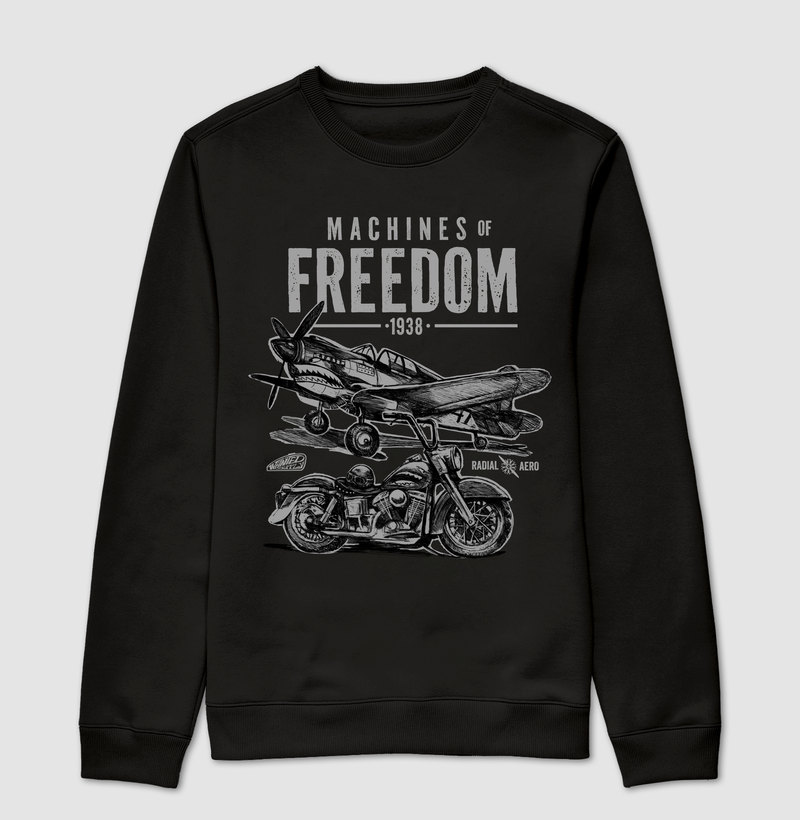 Suéter Machines of Freedom 