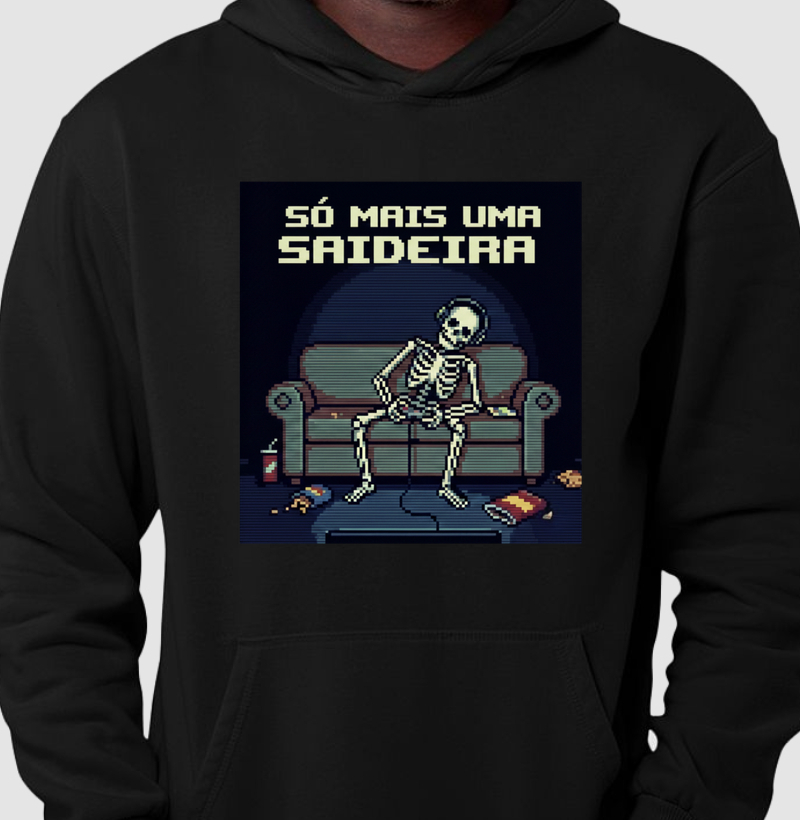 Hoodie Moletom Saideira Reset8Bit