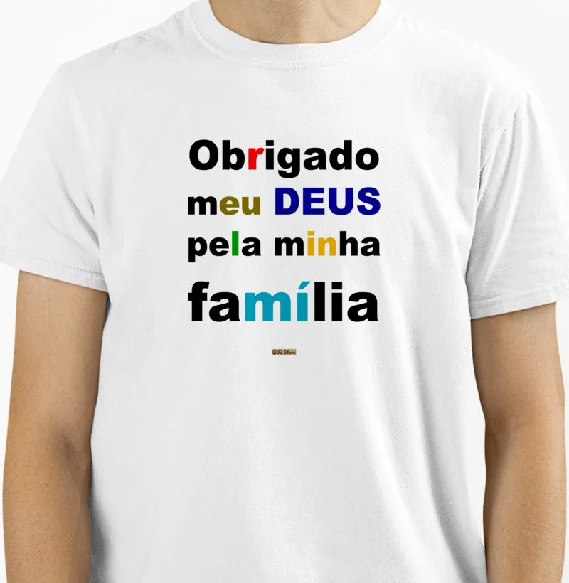 Camiseta - Obrigado DEUS